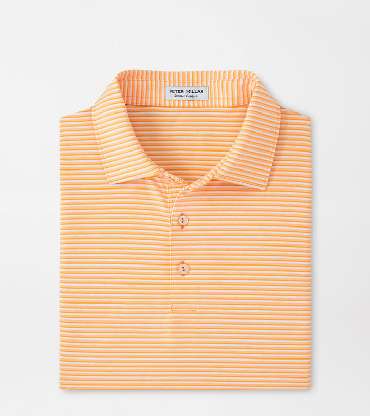 Peter Millar Mens Classic Fit Cedar Performance Jersey Polo - ZEST