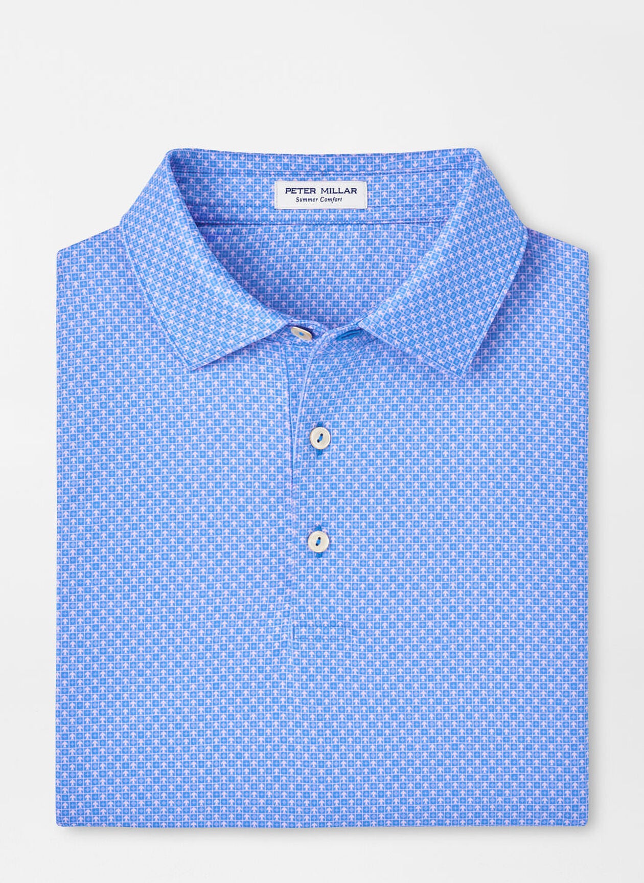 Peter Millar Mens Classic Fit North Flight Performance Jersey Polo - L