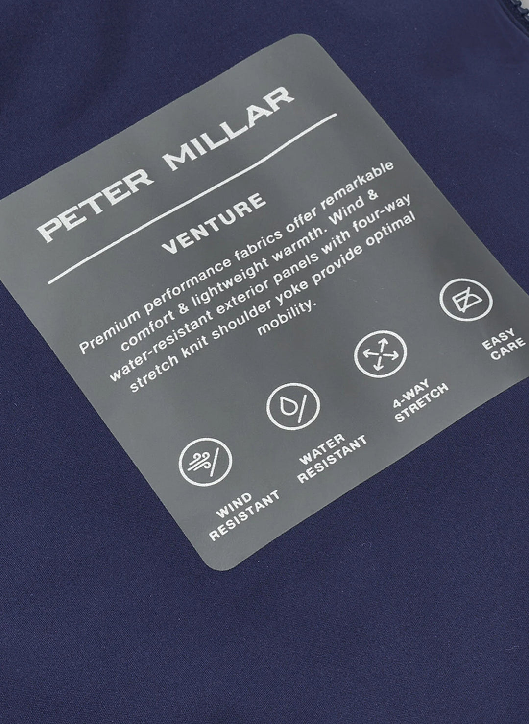 Peter Millar Mens Classic Fit Fuse Hybrid Vest - Navy