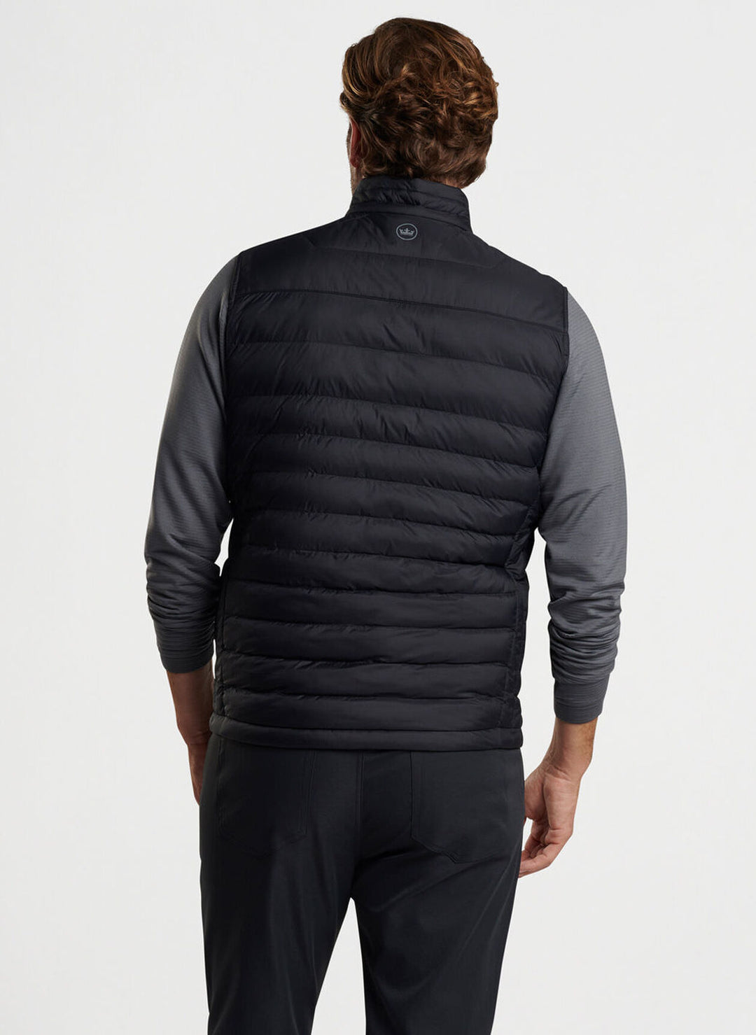 Peter Millar Mens  Classic Fit All Course Vest - BLACK
