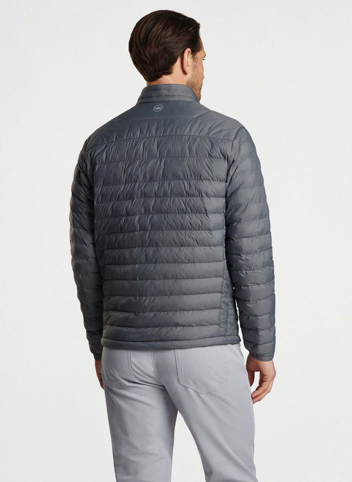 Peter Millar Mens Classic Fit All Course Jacket - IRON