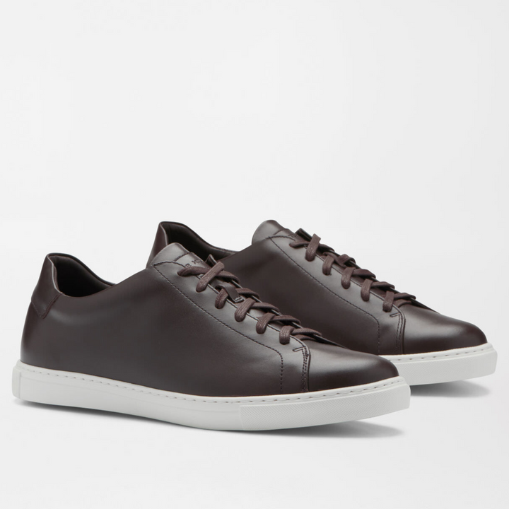 PETER MILLAR Men's Vantage Lite Sneaker - CHOCOLATE