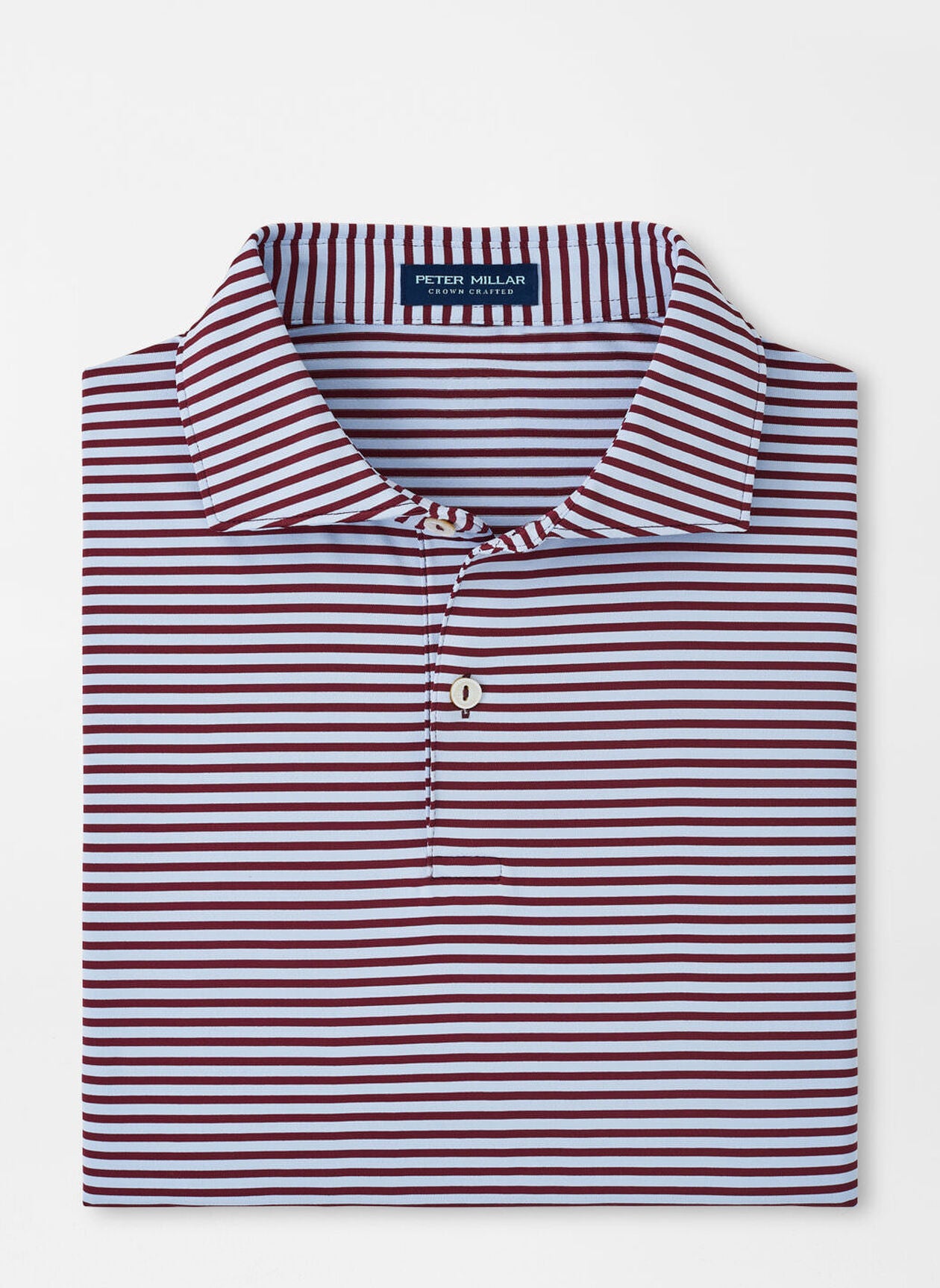 Peter Millar Mens Tailored Fit Sawyer Performance Jersey Polo