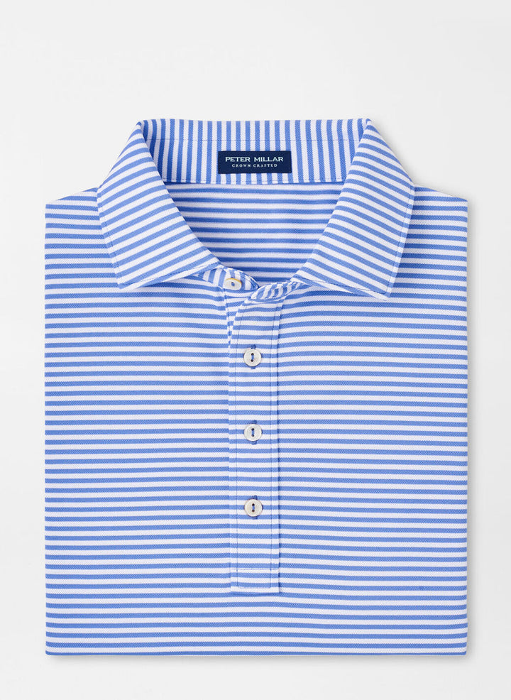 Peter Millar Mens Tailored Fit Mood Performance Mesh Polo - ELIXIR