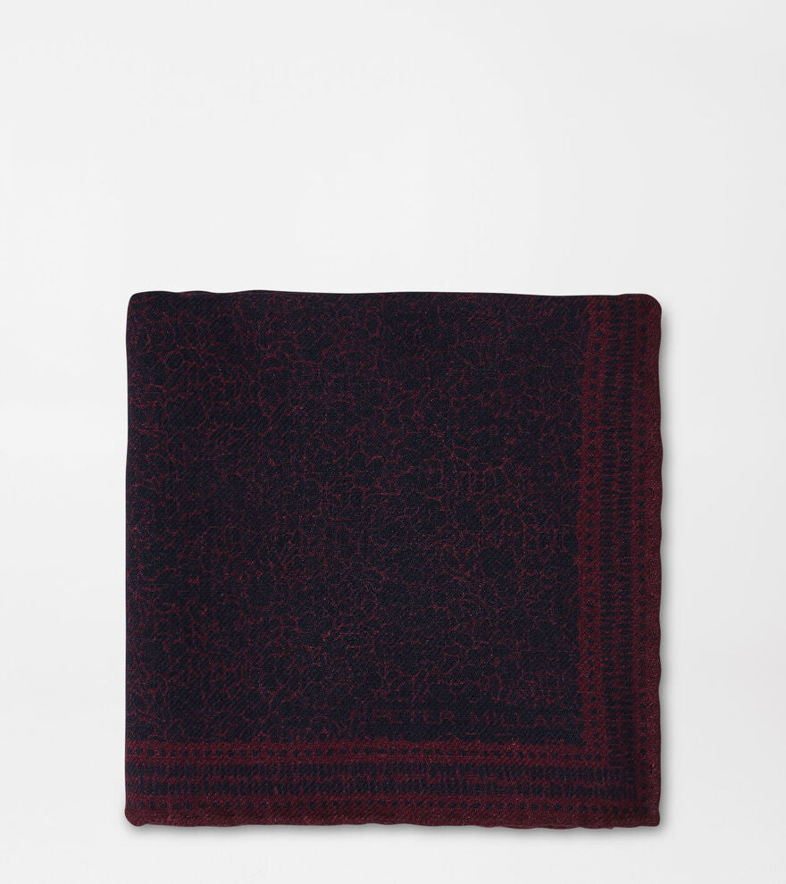 Peter Millar Mens Pocket Square - VERMILLION