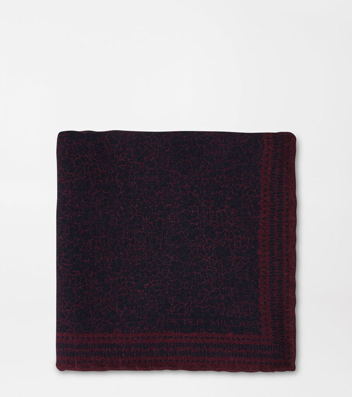 Peter Millar Mens Pocket Square - VERMILLION