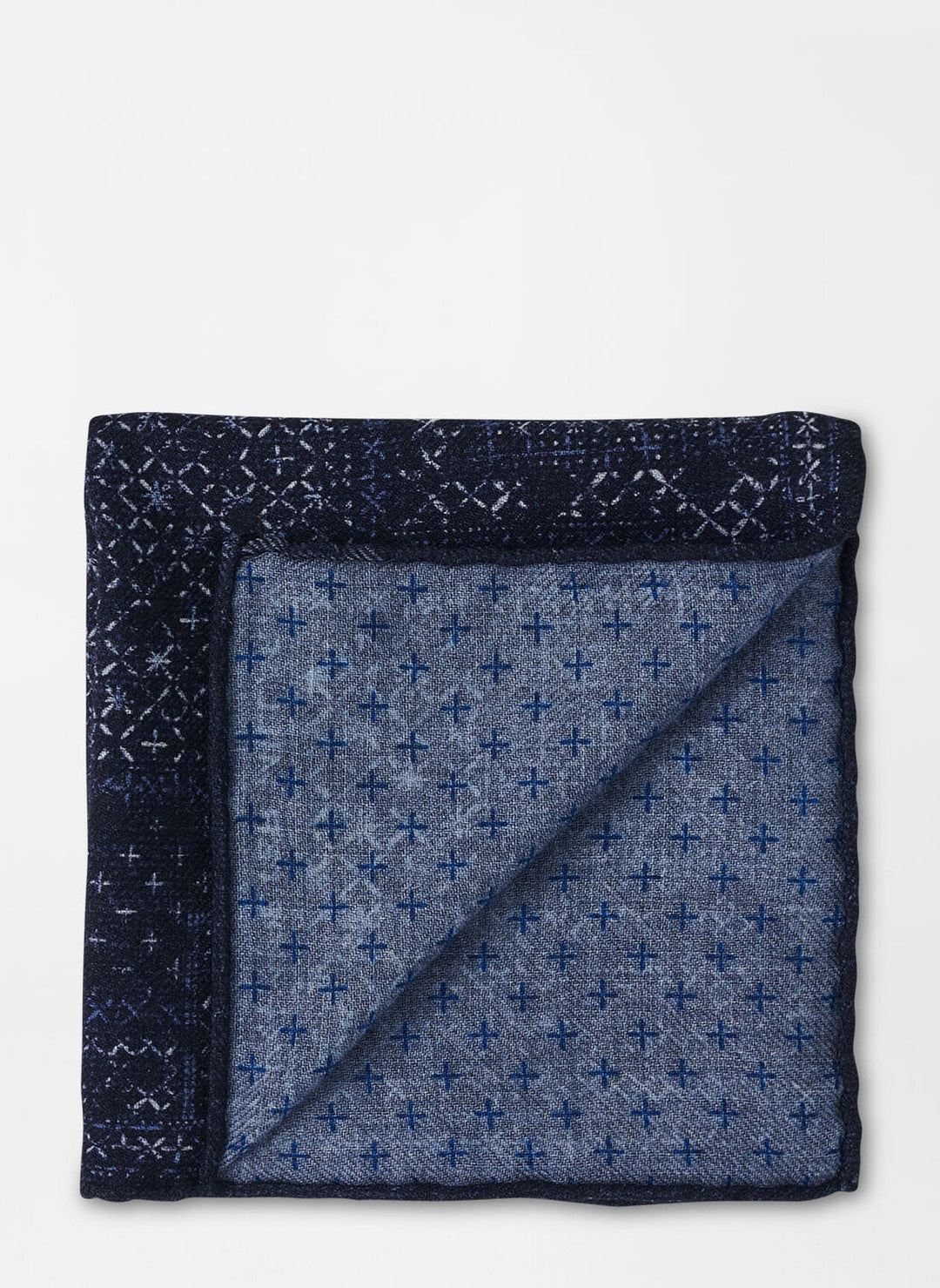 Peter Millar Mens Pocket Square - NAVY