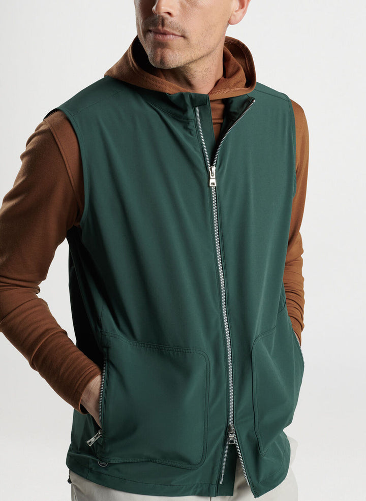 Peter Millar Mens Tailored Fit Contour Vest - LACINATO