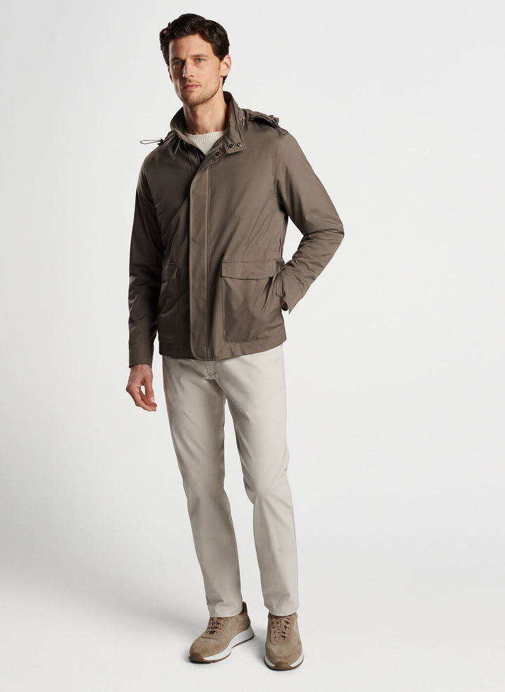 Peter Millar Mens Tailored Fit Discovery Field Jacket - BIRCH