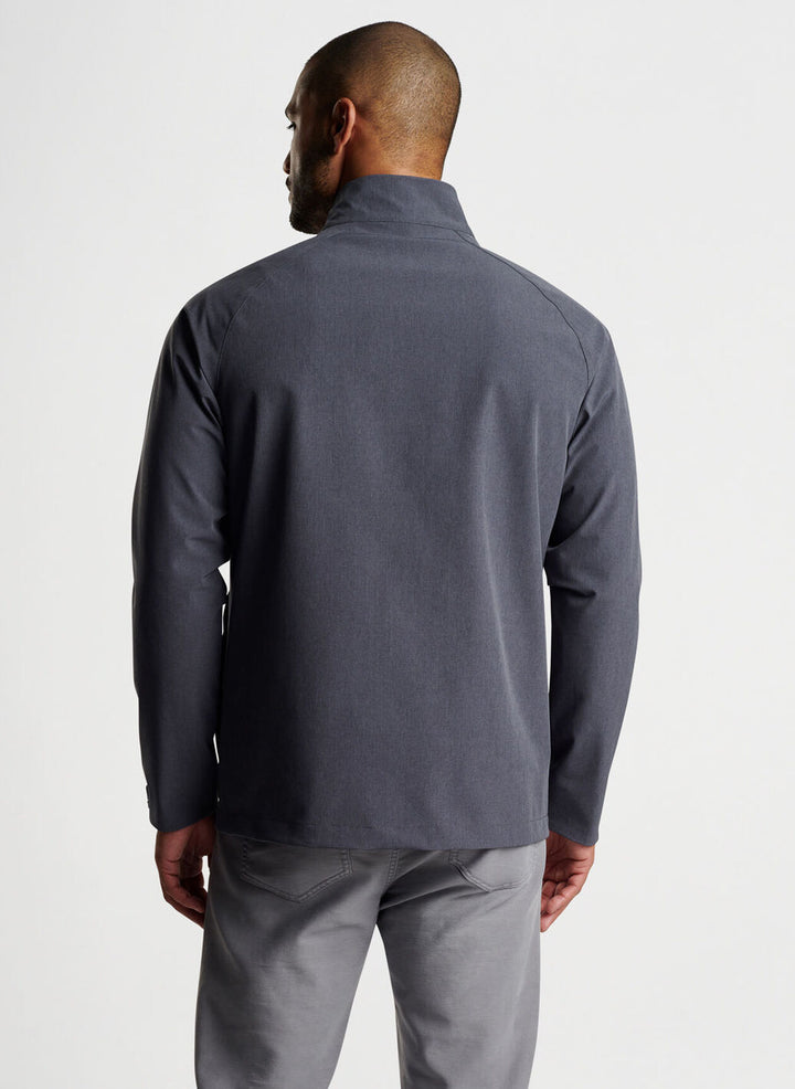 Peter Millar Mens Classic Fit Newport City Coat - IRON