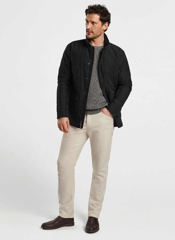 Peter Millar Mens Classic Fit Mercer Jacket - BLACK