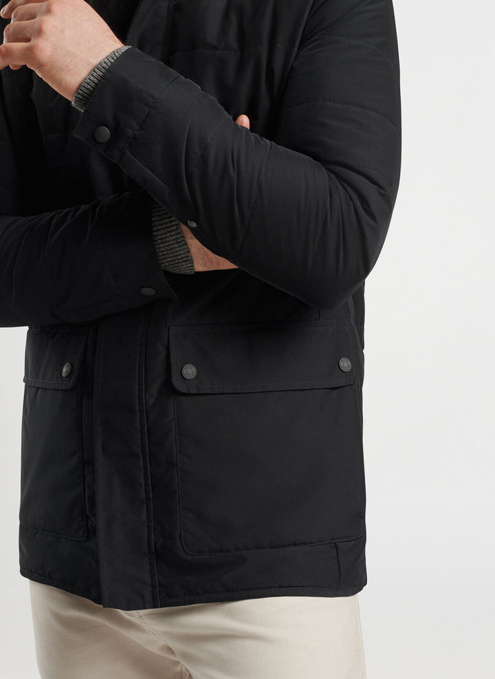 Peter Millar Mens Classic Fit Mercer Jacket - BLACK