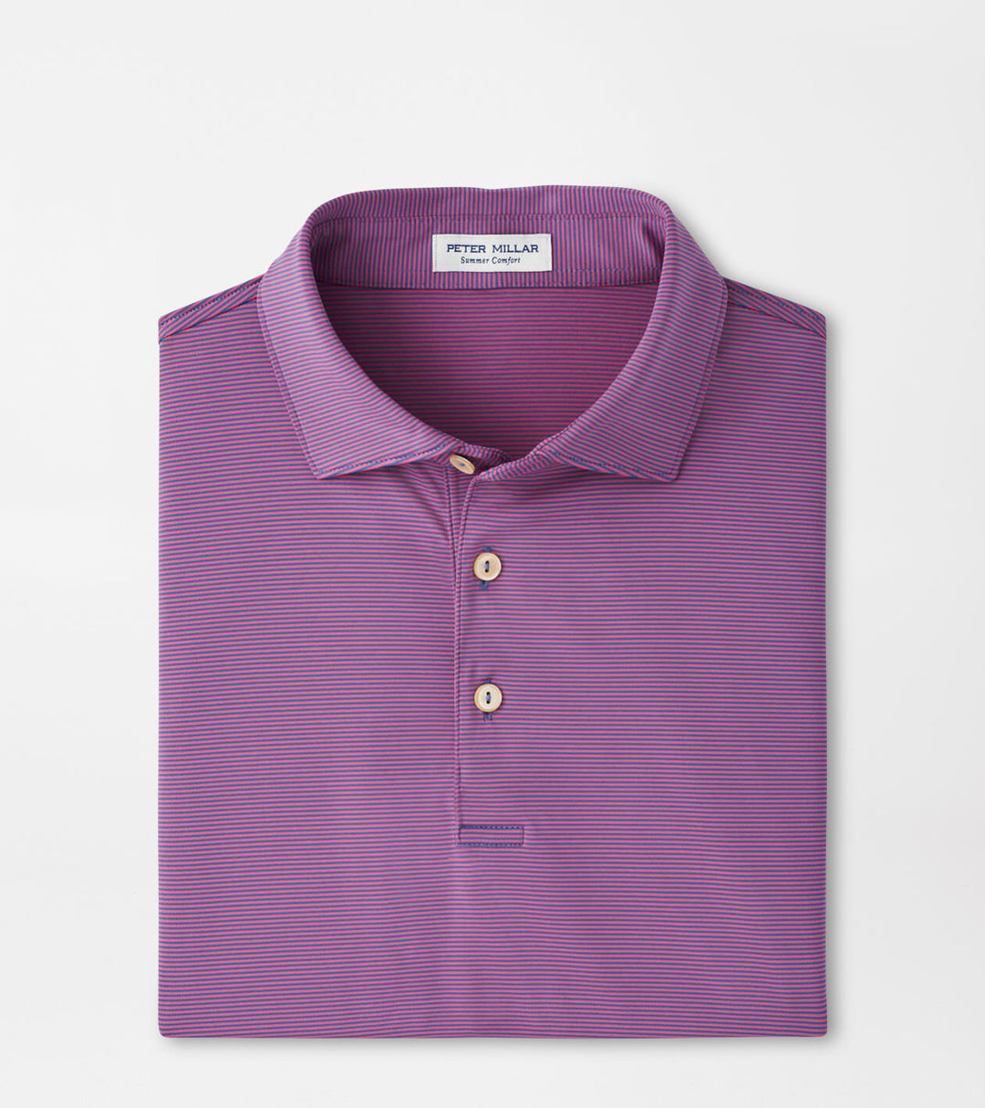 Peter Millar Men's Classic Fit Jubilee Performance Jersey Polo - BLUE HAZE