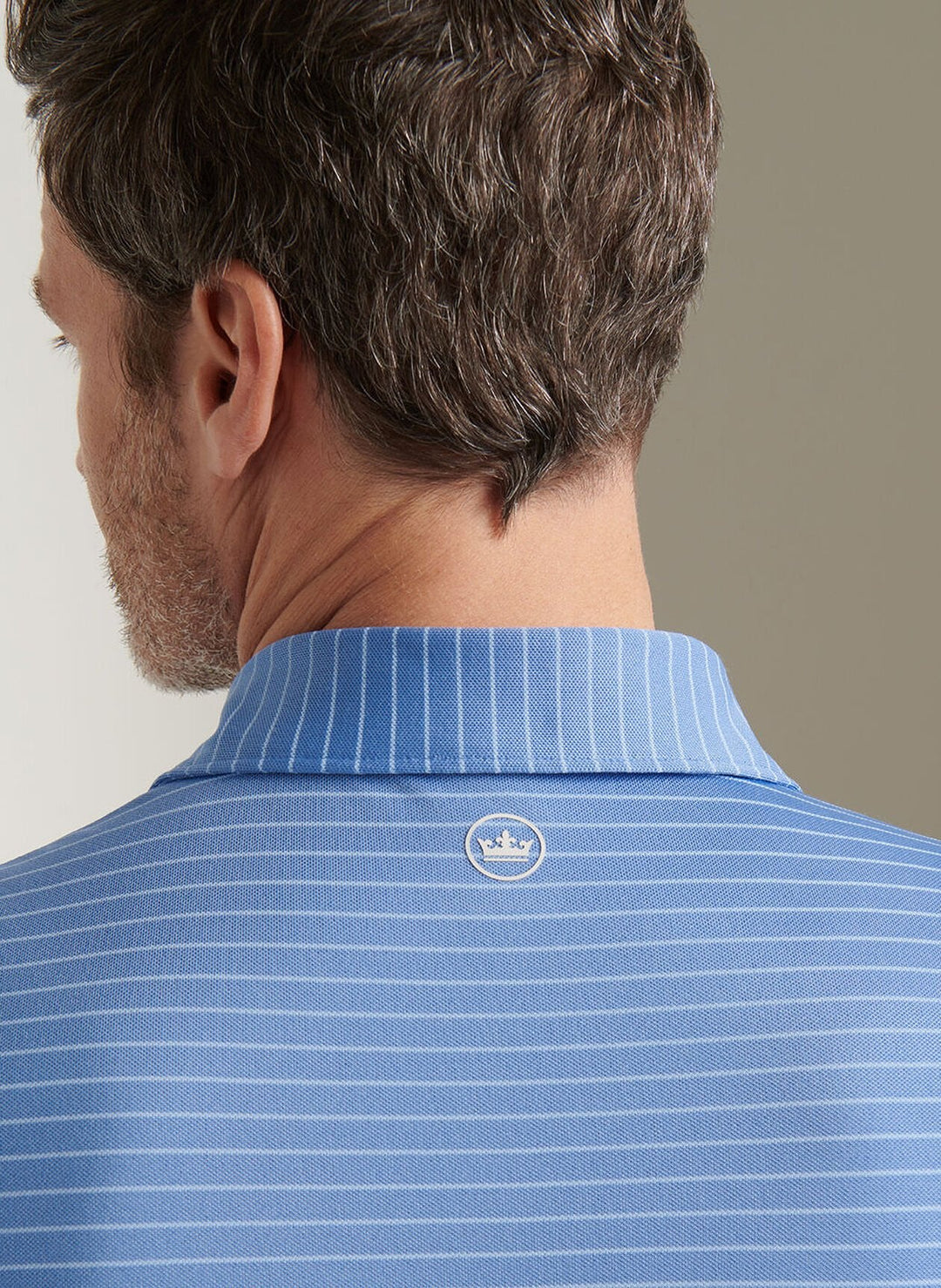 Peter Millar Men's Classic Fit Winston Performance Mesh Polo - EVENING TIDE