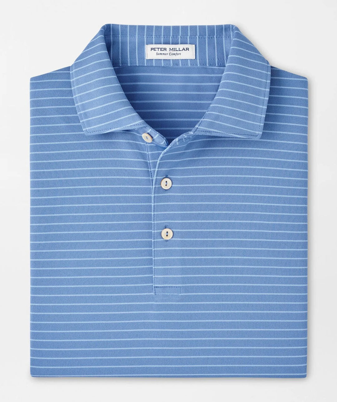 Peter Millar Men's Classic Fit Winston Performance Mesh Polo - EVENING TIDE