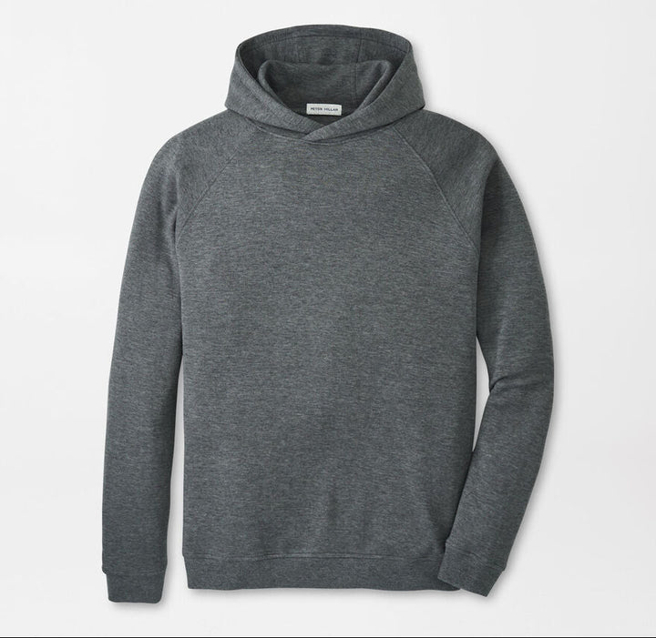 Peter Millar Men's Classic Fit Crown Comfort Knit Hoodie - CHARCOAL