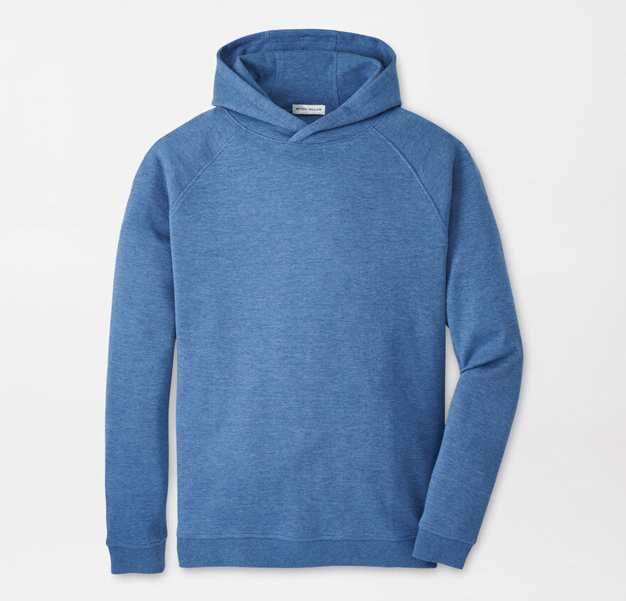 Peter Millar Men's Classic Fit Crown Comfort Knit Hoodie - MOON BLUE