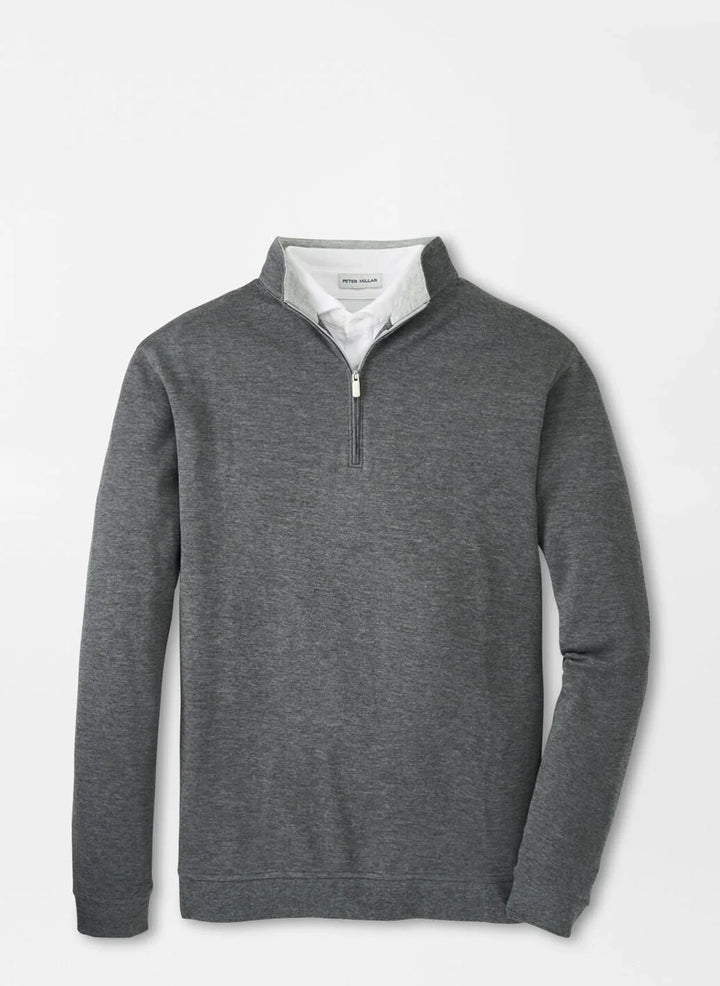 Peter Millar Men's Classic Fit Crown Comfort Pullover - CHARCOAL