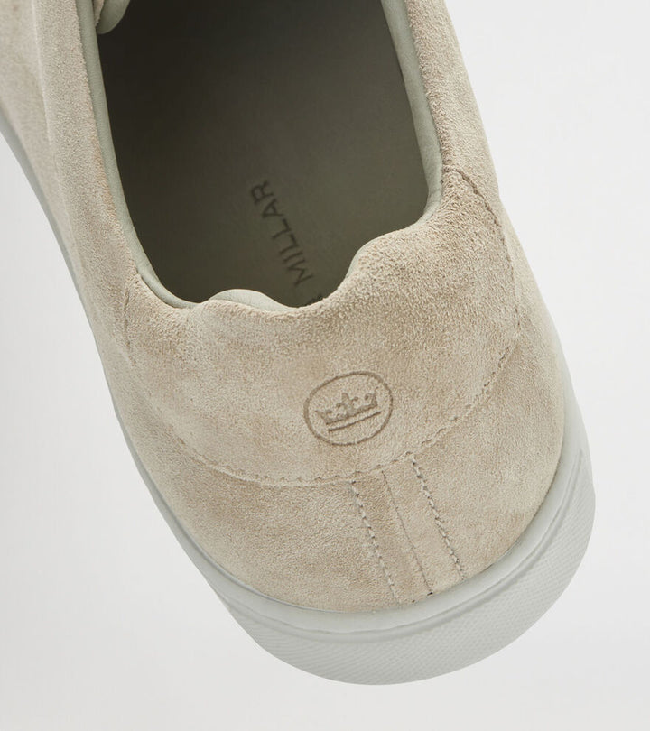 Peter Millar Mens Vantage Lite Suede Sneaker - BEIGE