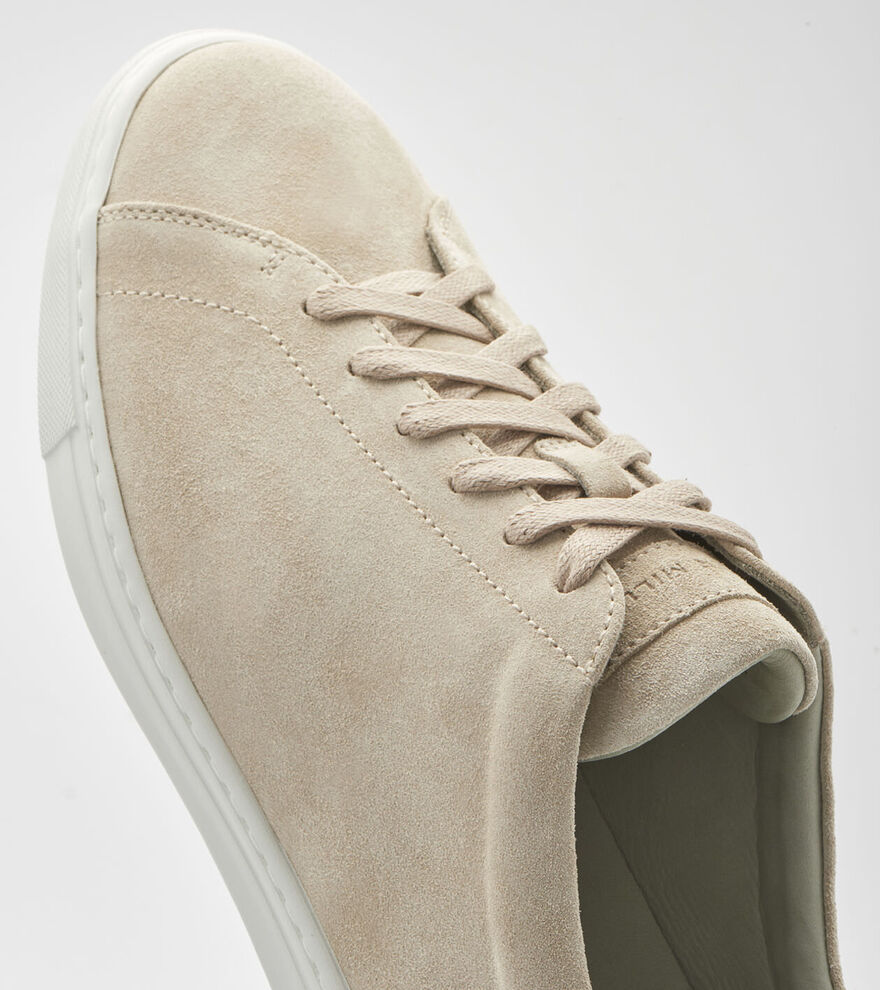 Peter Millar Mens Vantage Lite Suede Sneaker - BEIGE