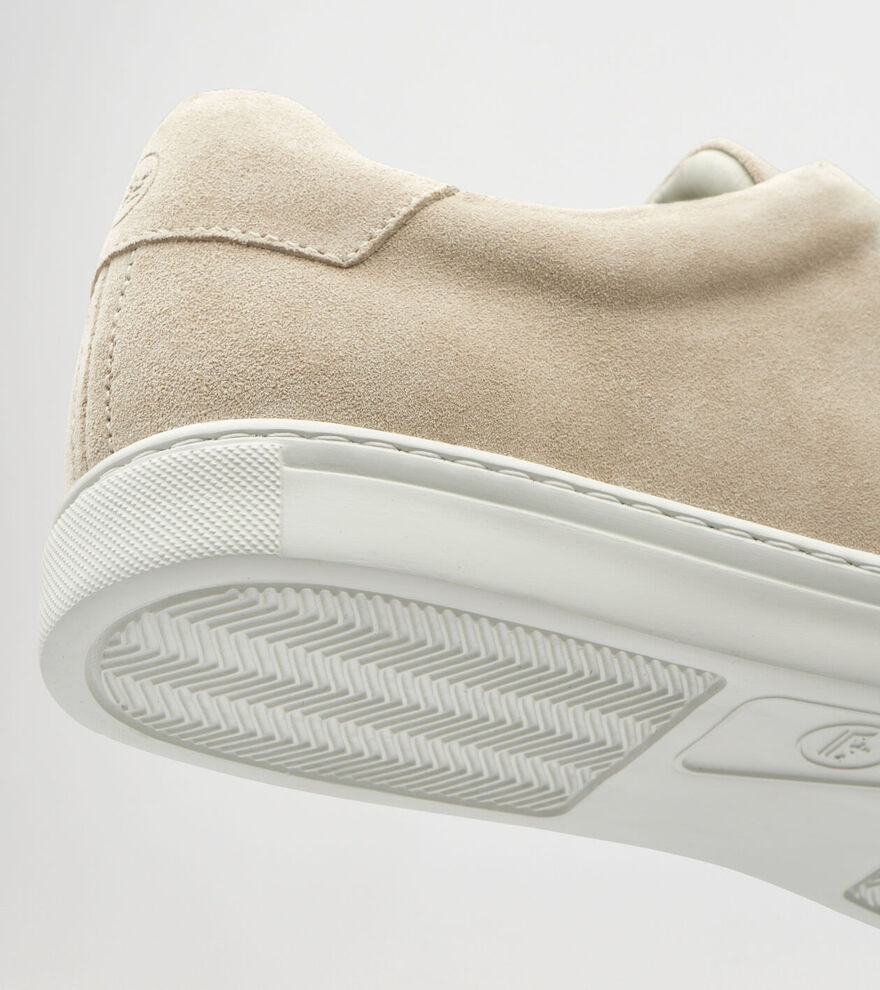 Peter Millar Mens Vantage Lite Suede Sneaker - BEIGE