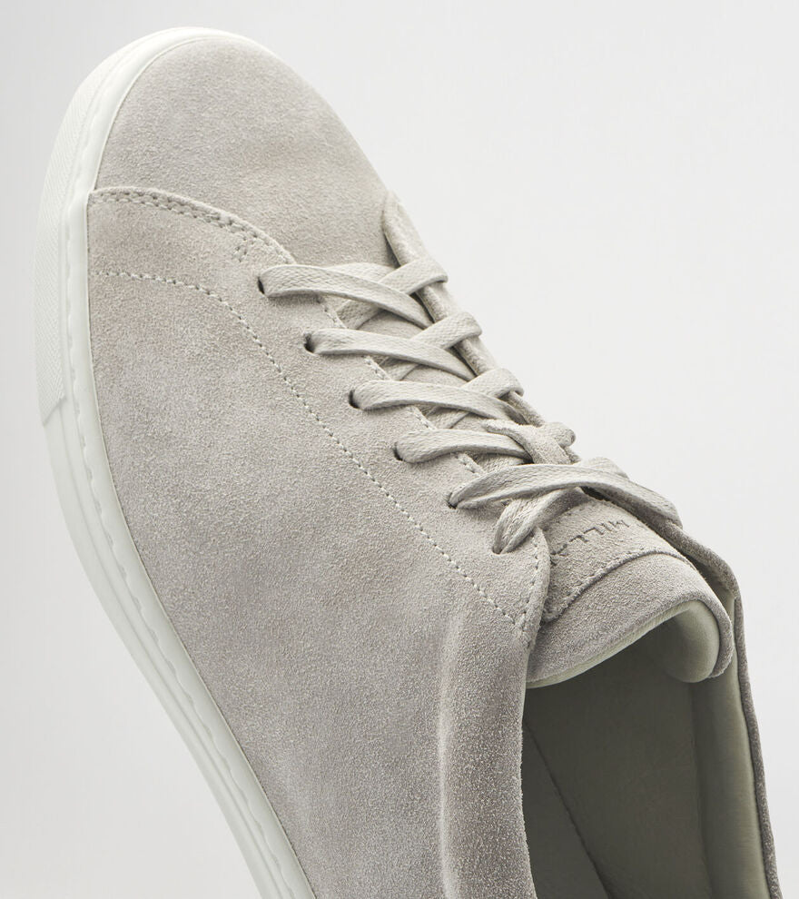 Peter Millar Mens Vantage Lite Suede Sneaker - PEARL GREY