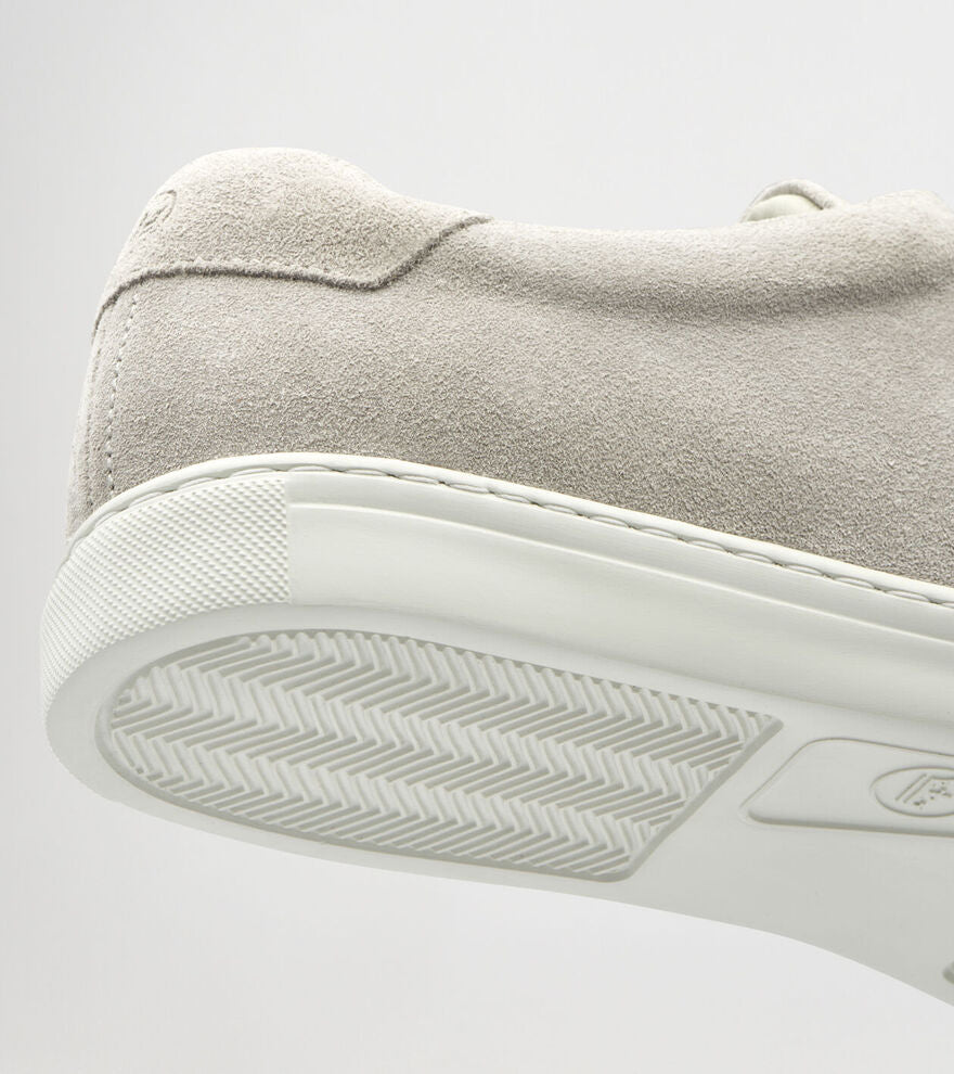 Peter Millar Mens Vantage Lite Suede Sneaker - PEARL GREY