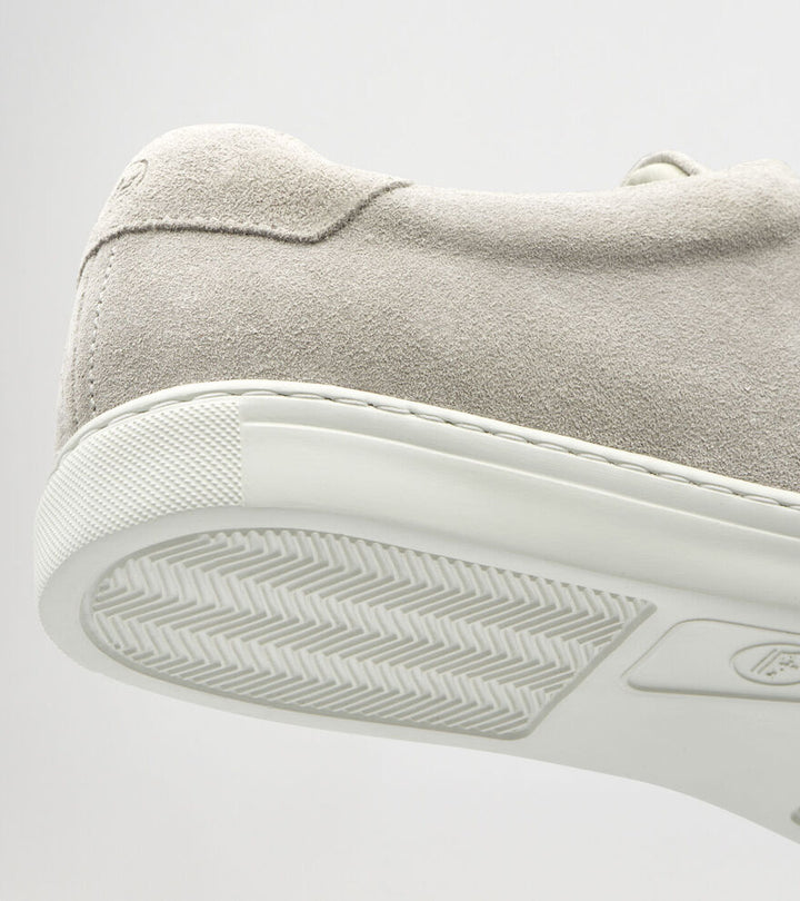 Peter Millar Mens Vantage Lite Suede Sneaker - PEARL GREY