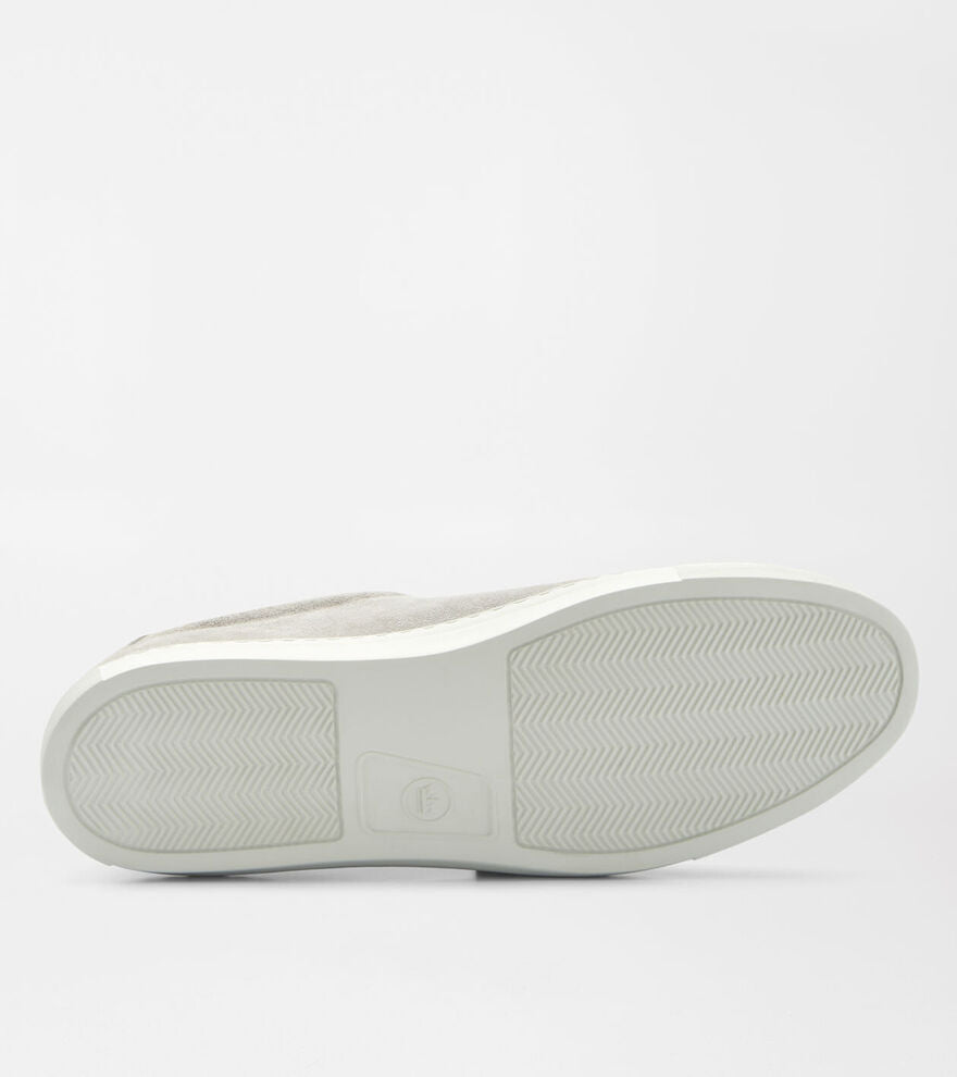 Peter Millar Mens Vantage Lite Suede Sneaker - PEARL GREY
