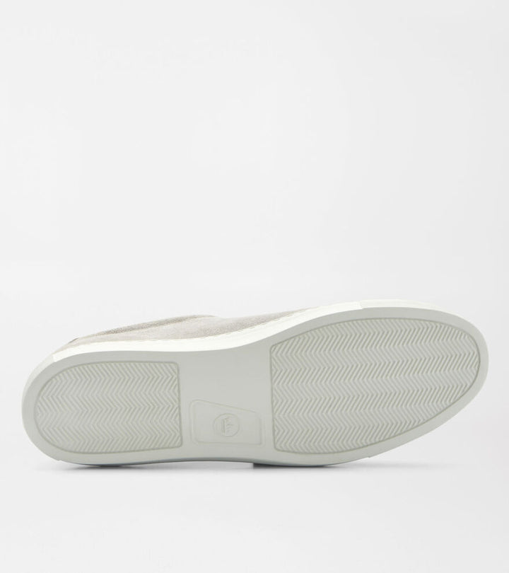 Peter Millar Mens Vantage Lite Suede Sneaker - PEARL GREY