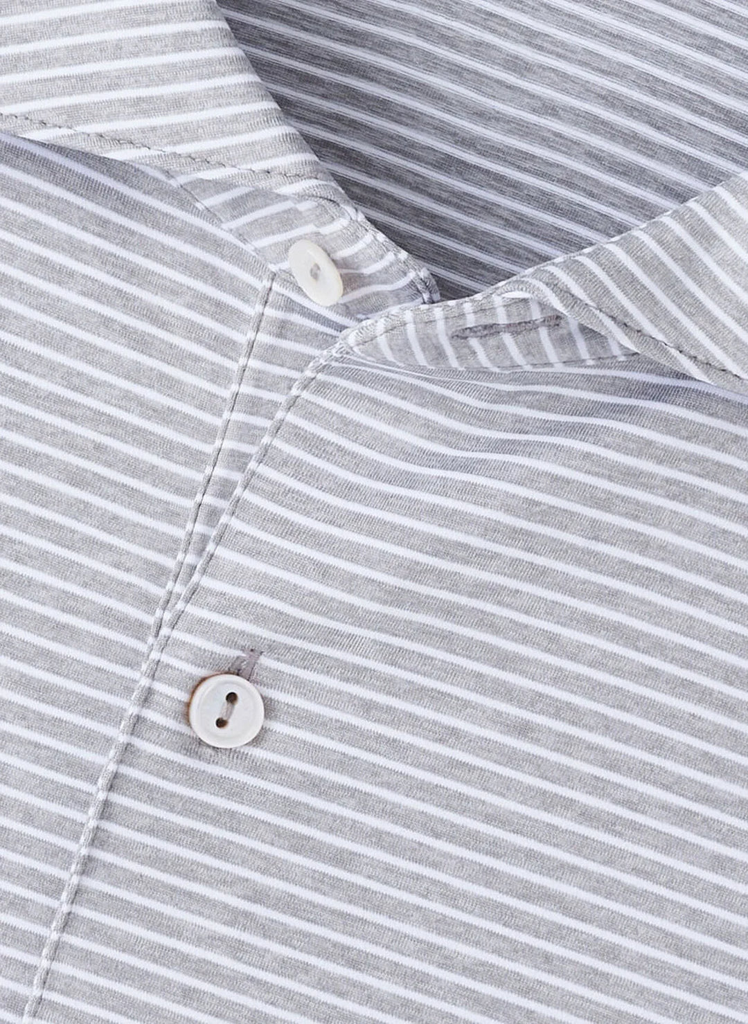 Peter Millar Men's Tailored Fit Ballad Performance Jersey Polo - GALE GREY