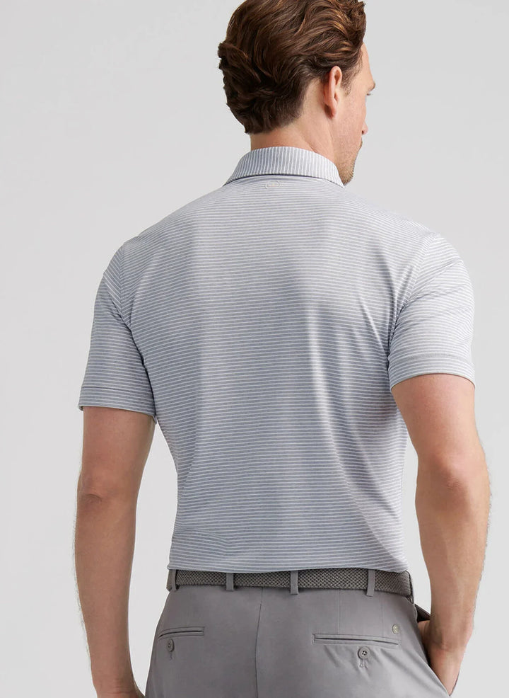 Peter Millar Men's Tailored Fit Ballad Performance Jersey Polo - GALE GREY