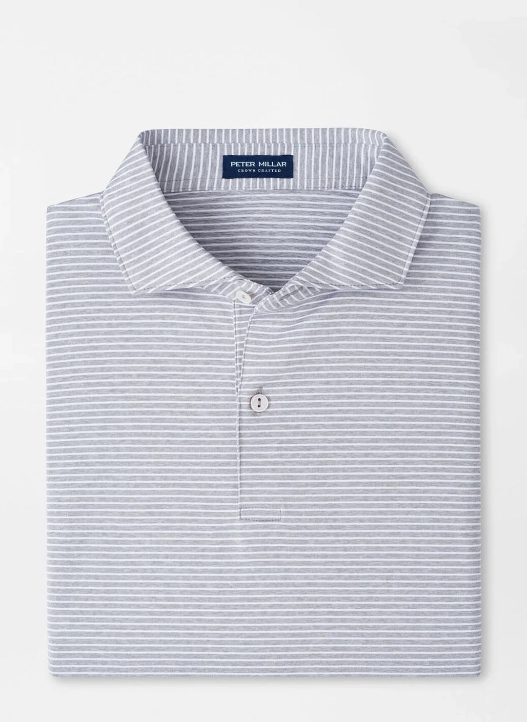 Peter Millar Men's Tailored Fit Ballad Performance Jersey Polo - GALE GREY