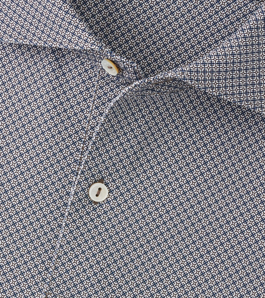 Peter Millar Men's Tailored Fit Seville Performance Jersey Polo - WHITE