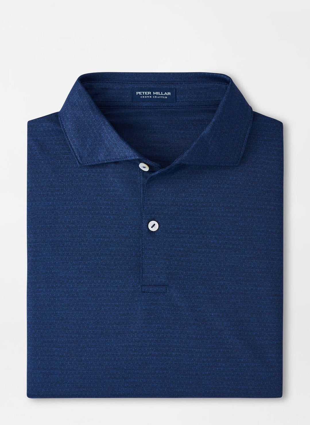 Peter Millar Men's Tailored Fit Jukebox Performance Jersey Polo - NAVY