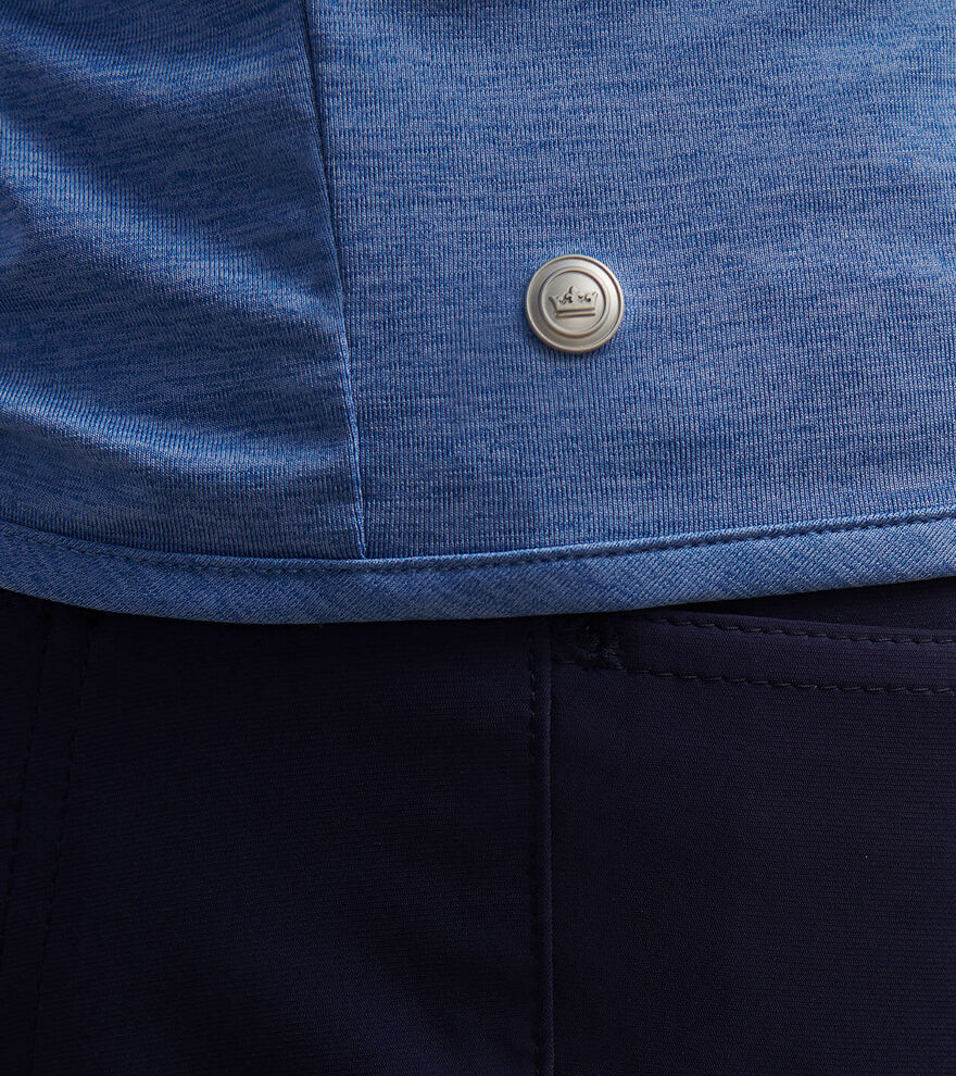 Peter Millar Men's Tailored Fit Stealth Performance Hoodie - LUNAR BLUE