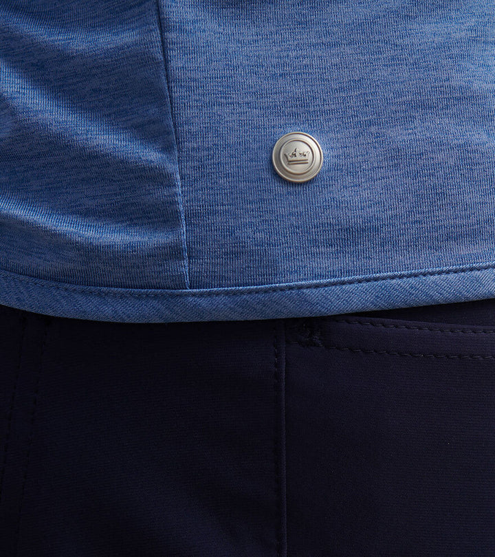Peter Millar Men's Tailored Fit Stealth Performance Hoodie - LUNAR BLUE