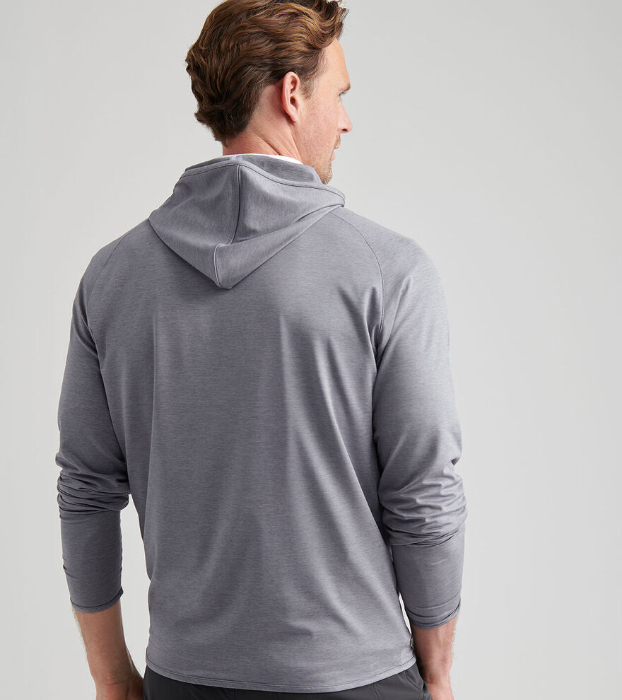 Peter Millar Men's Tailored Fit Stealth Performance Hoodie - OSLO GREY