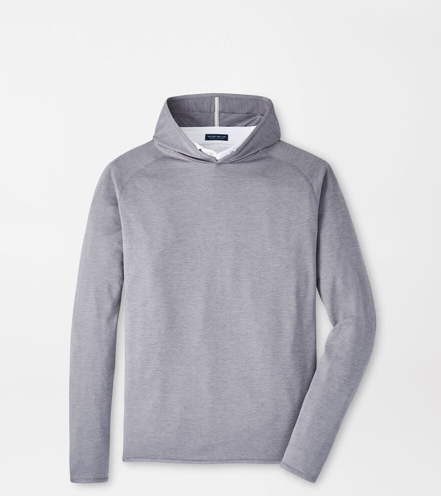 Peter Millar Men's Tailored Fit Stealth Performance Hoodie - OSLO GREY