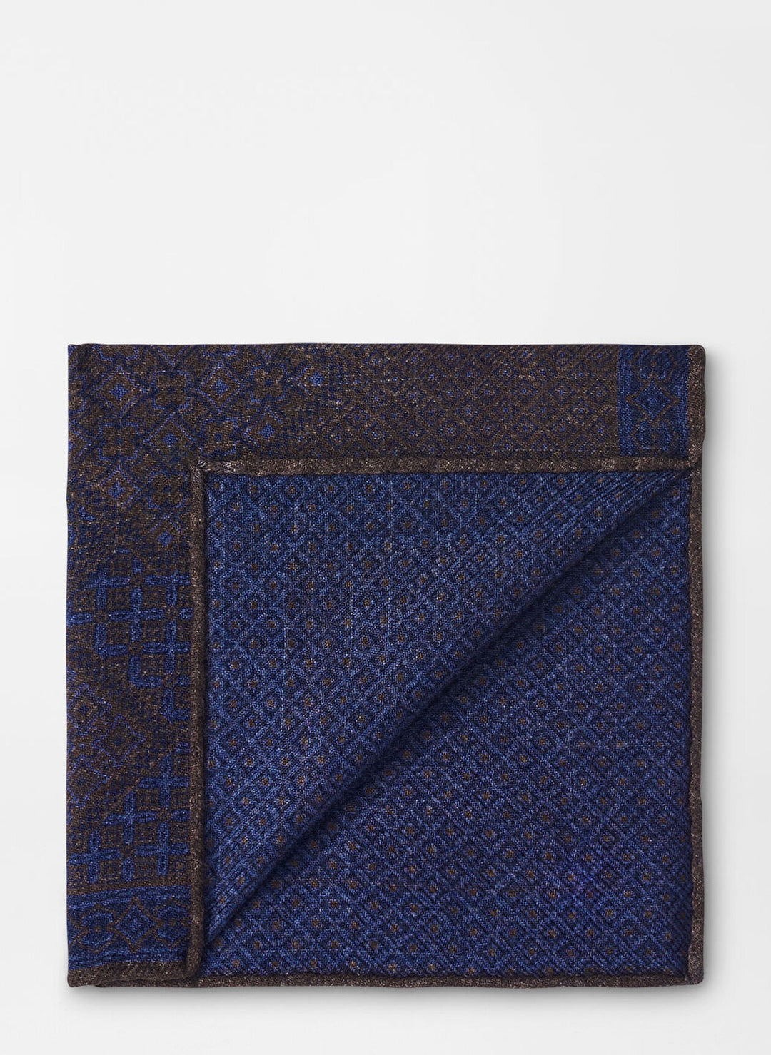 Peter Millar Mens Prescott Pocket Square - NAVY