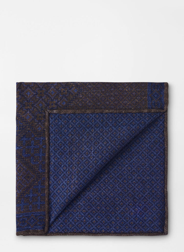 Peter Millar Mens Prescott Pocket Square - NAVY