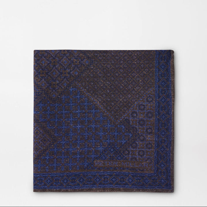 Peter Millar Mens Prescott Pocket Square - NAVY