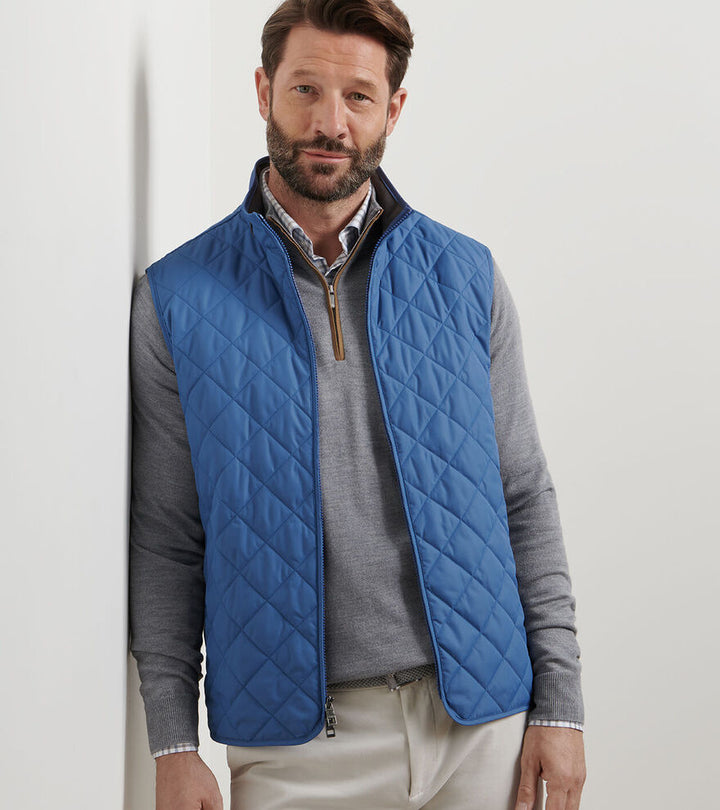 Peter Millar Men's Classic Fit Essex Vest - ASTRAL BLUE