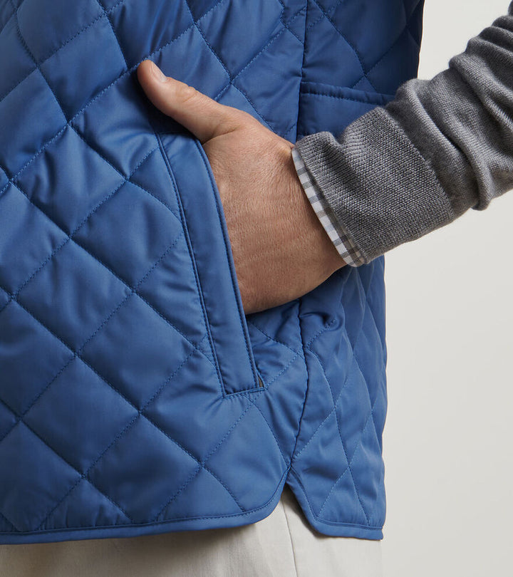 Peter Millar Men's Classic Fit Essex Vest - ASTRAL BLUE