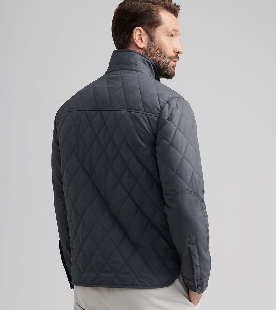 Peter Millar Men's Brighton Shirt Jacket - IRON