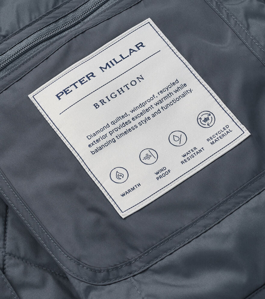 Peter Millar Men's Brighton Shirt Jacket - IRON