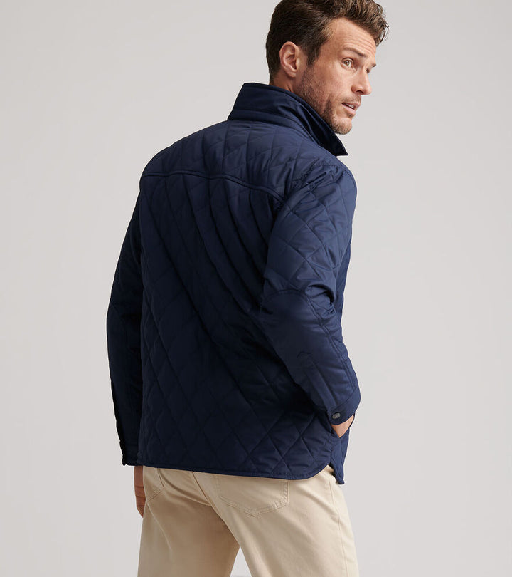 Peter Millar Men's Brighton Shirt Jacket - NAVY