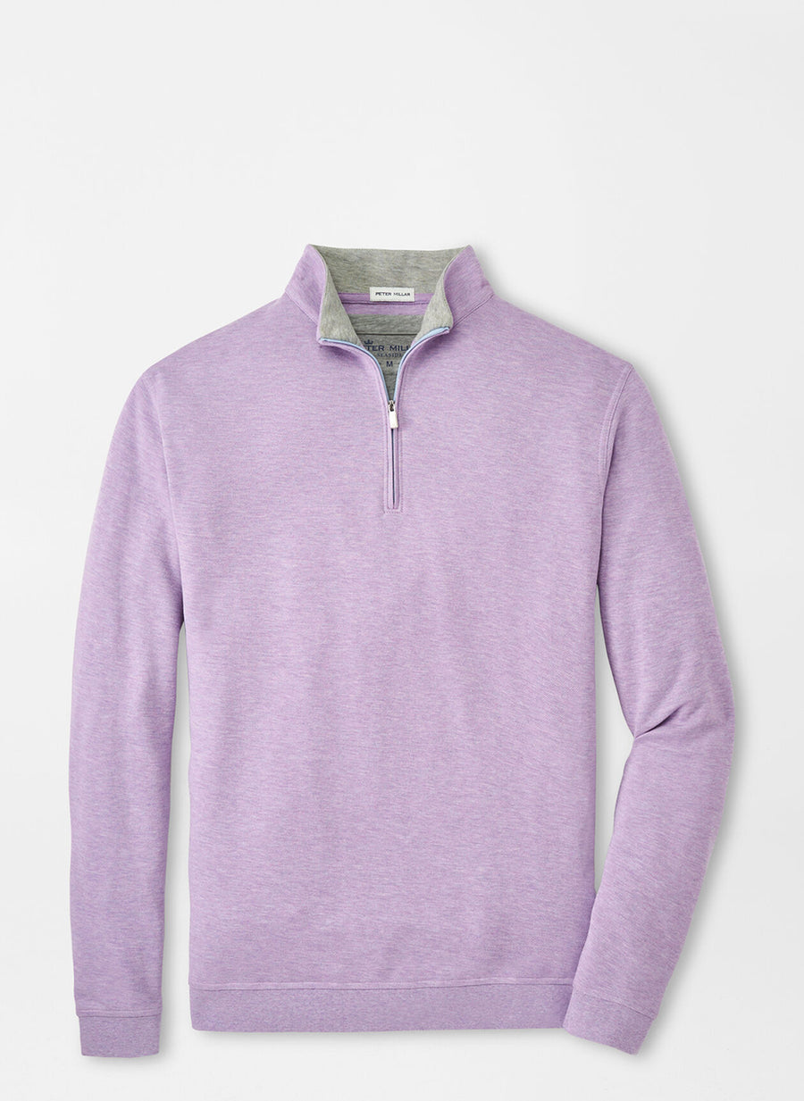Peter Millar Mens Crown Comfort Pullover - MOONFLOWER - Golf Anything Canada