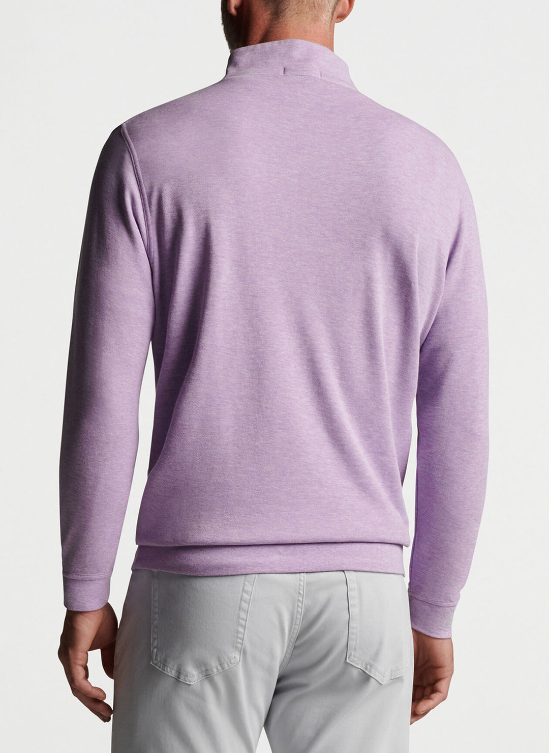 Peter Millar Mens Crown Comfort Pullover - MOONFLOWER - Golf Anything Canada