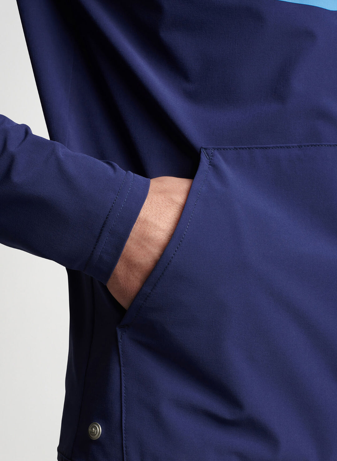 Peter Millar Mens Flex Adapt Half-Zip Hoodie - NAVY - Golf Anything Canada